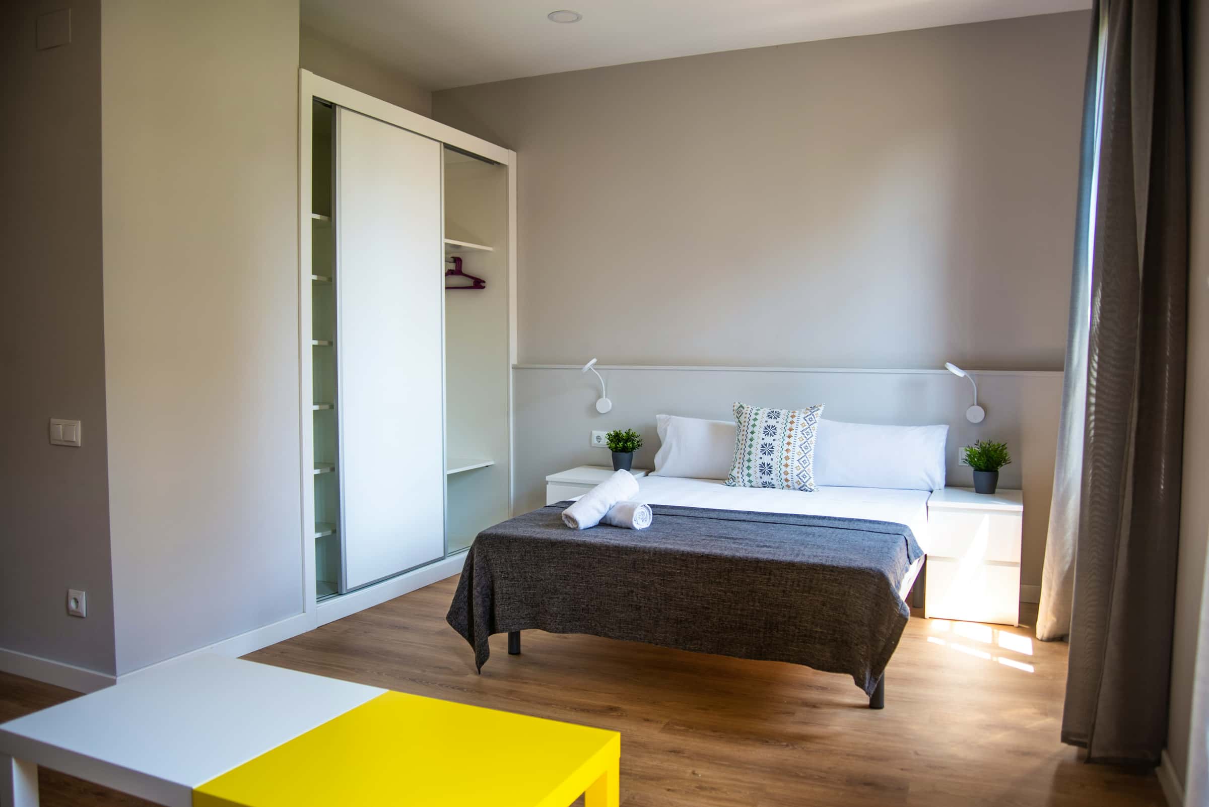 Furnished flat in Sants-Montjuïc, 52 m²