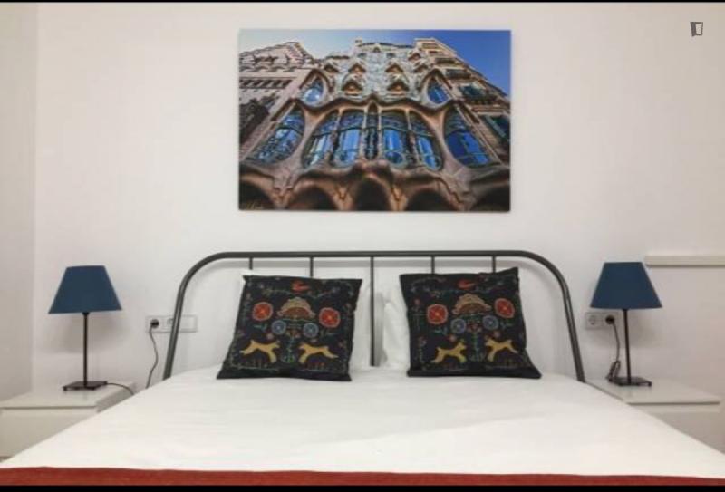 Furnished 2-bedroom flat in Eixample