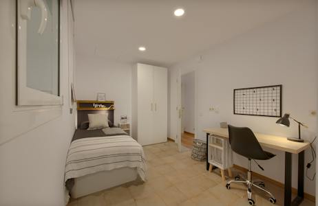 Furnished room in a 6-person shared flat in Sarrià–Sant Gervasi