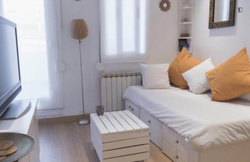 Furnished 1-bedroom flat in Sants-Montjuïc