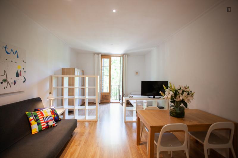 Furnished 2-bedroom flat in Ciutat Vella