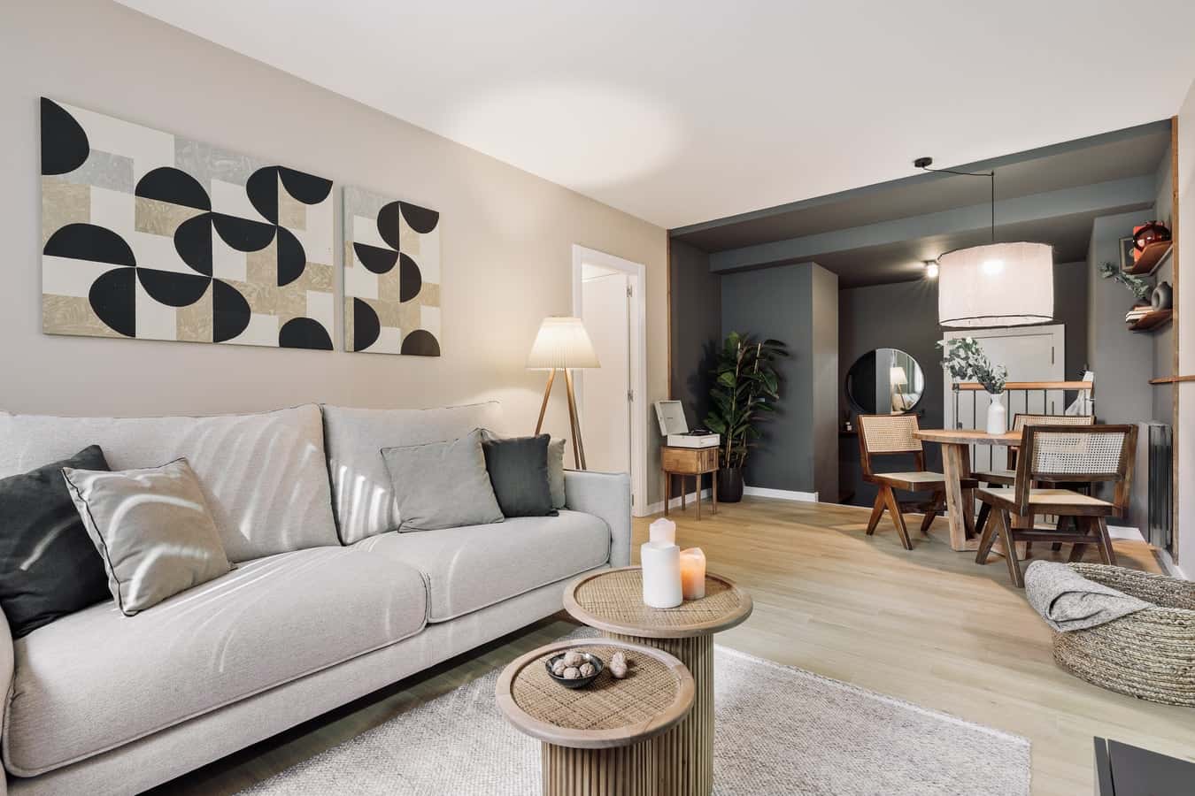 Furnished 2-bedroom flat in Sant Martí, 55 m²
