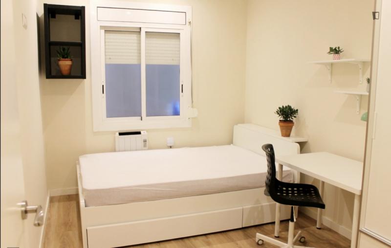 Furnished room in a 4-person shared flat in Eixample