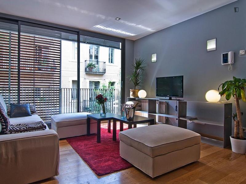 Furnished 2-bedroom flat in Gràcia