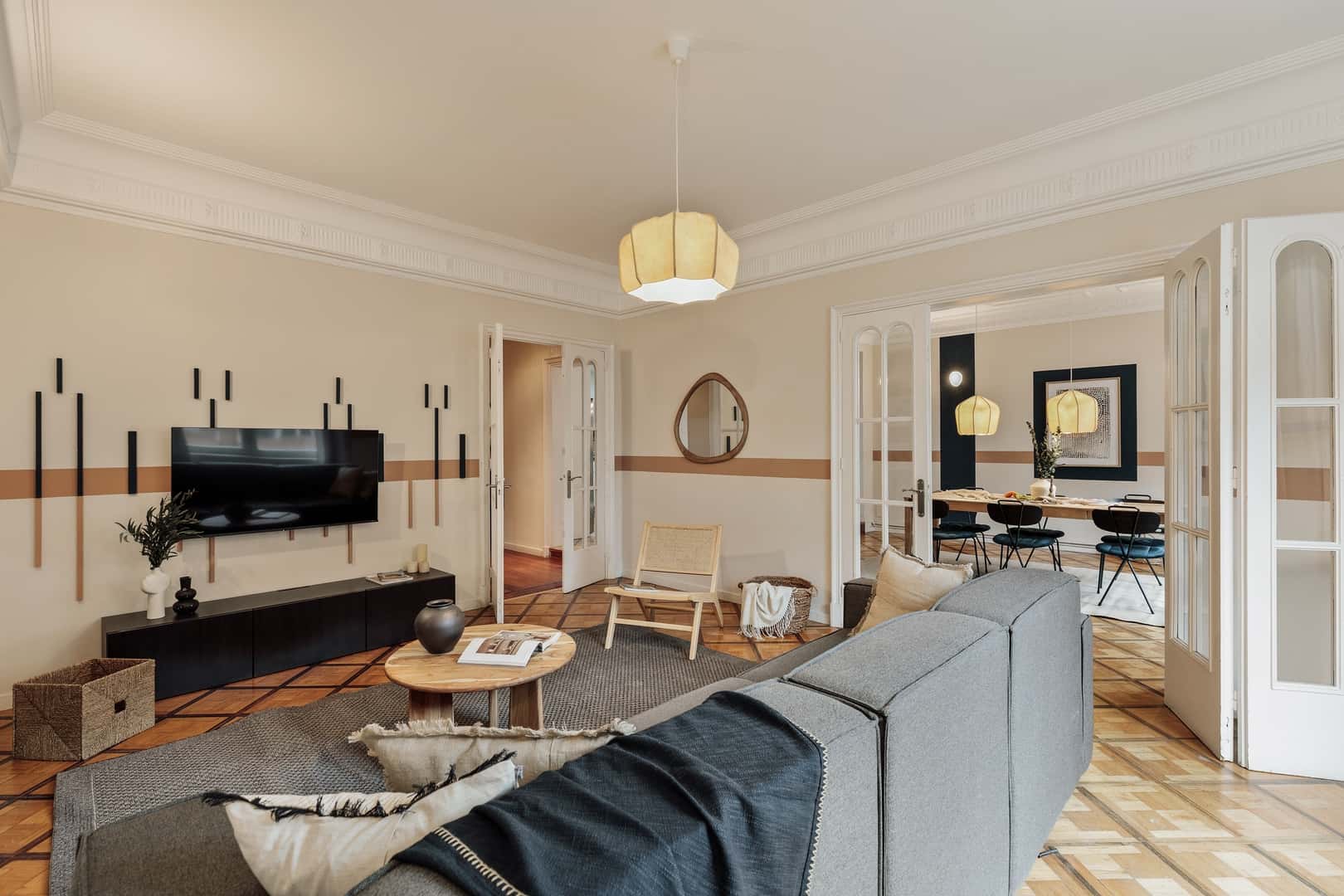 Furnished 3-bedroom flat in Sarrià–Sant Gervasi, 161 m²