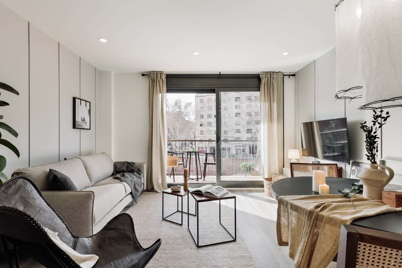 Furnished 1-bedroom flat in Les Corts, 50 m²