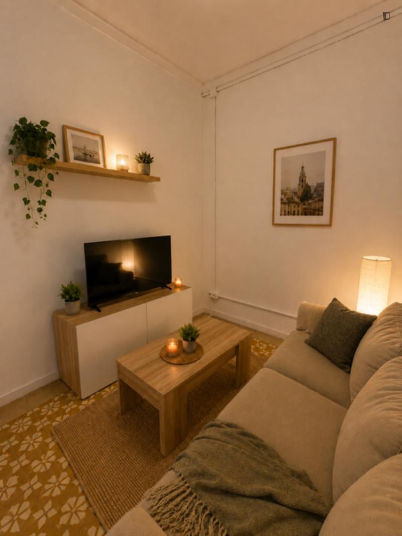 Furnished 2-bedroom flat in Eixample