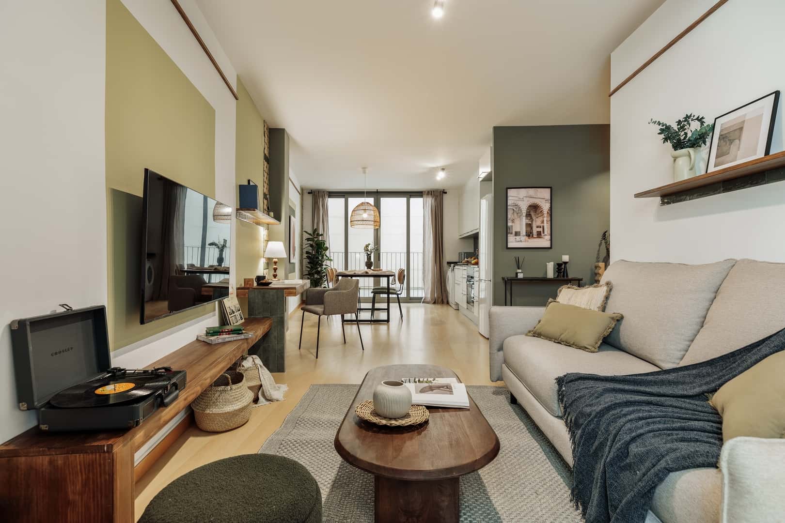 Furnished 2-bedroom flat in Ciutat Vella, 3 m²