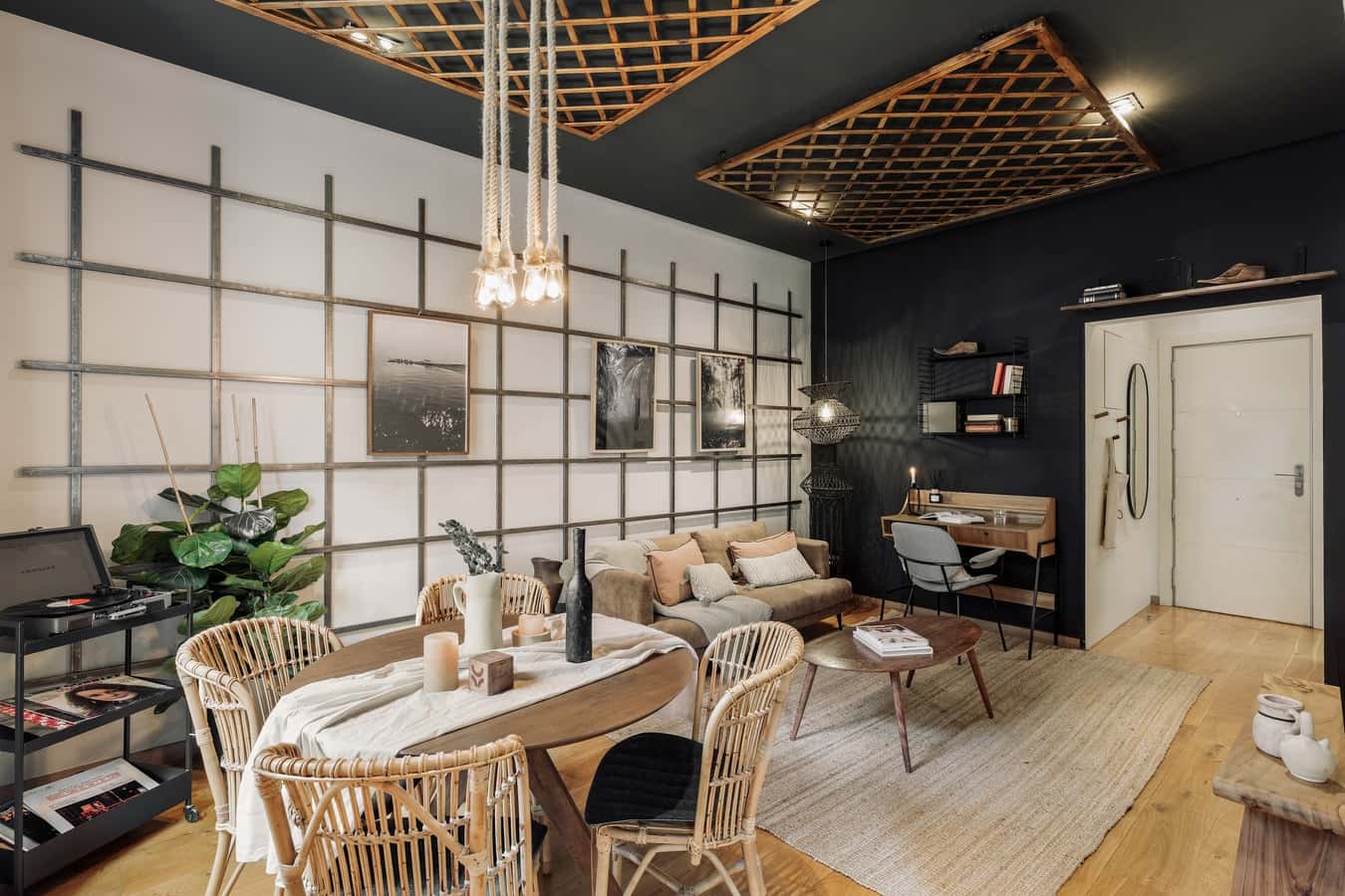 Furnished 1-bedroom flat in Eixample, 52 m²