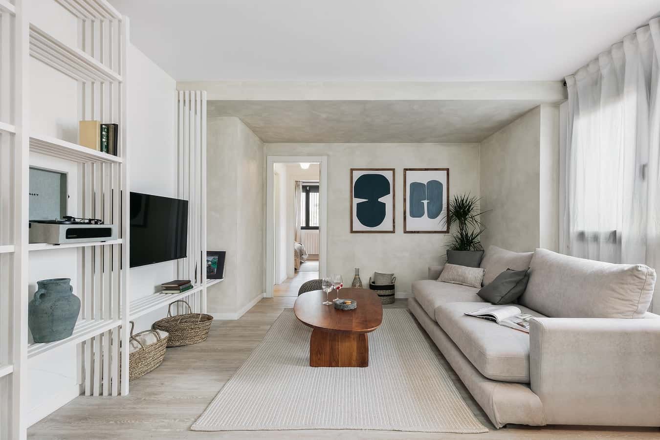 Furnished 2-bedroom flat in Sant Martí, 55 m²