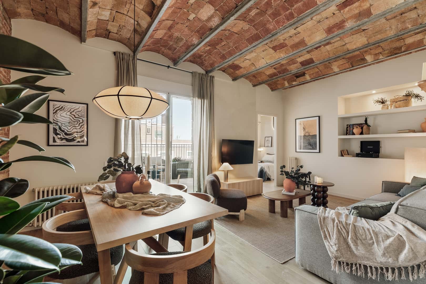 Furnished 3-bedroom flat in Sarrià–Sant Gervasi, 100 m²