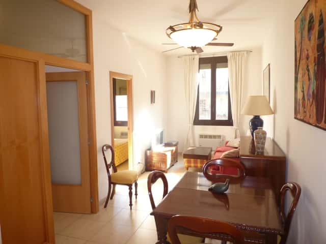 Furnished 1-bedroom flat in Eixample, 50 m²