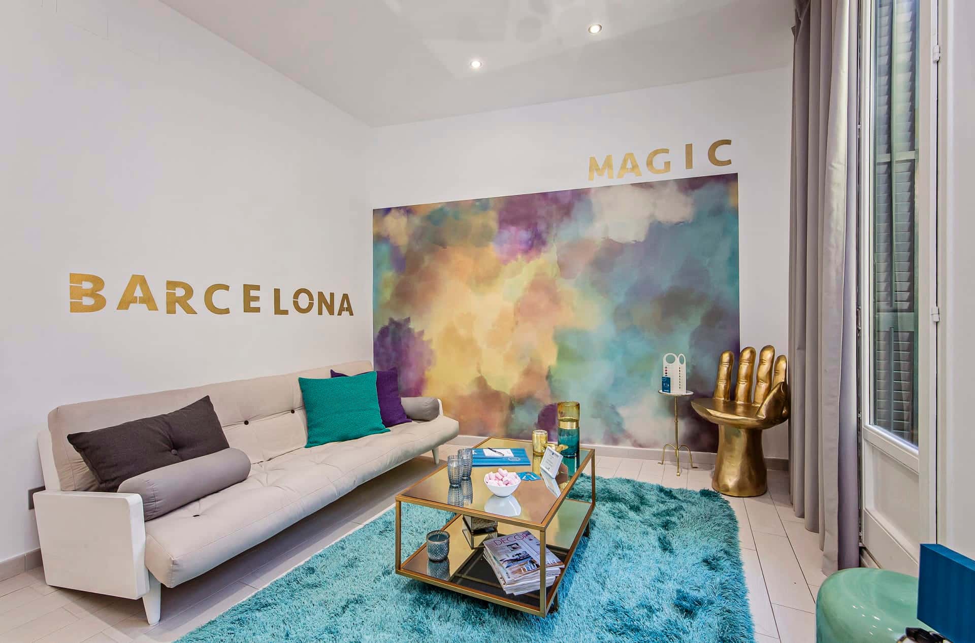 Furnished 2-bedroom flat in Sants-Montjuïc, 65 m²