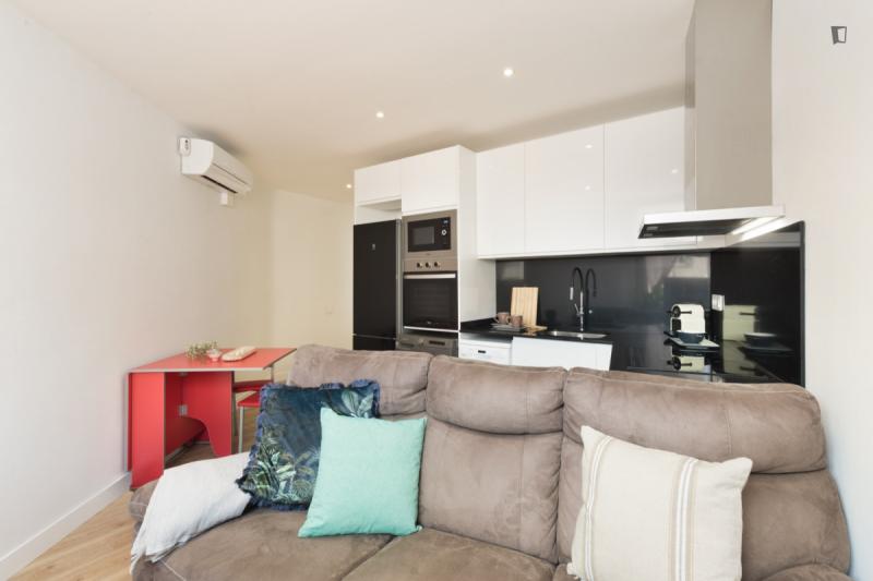 Furnished studio in Sants-Montjuïc