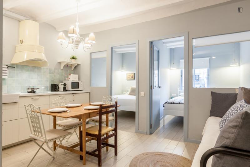 Furnished 2-bedroom flat in Ciutat Vella
